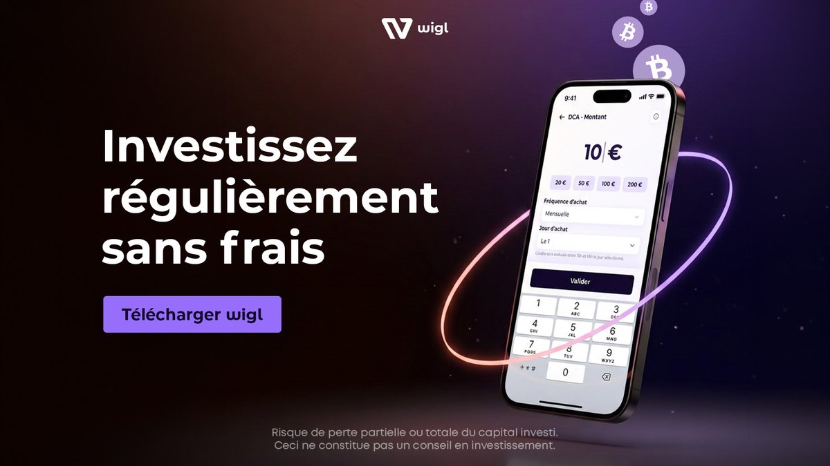 WiglApp's tweet photo. Vos versements réguliers méritent de rester efficaces ! 💡

Avec Wigl, l'investissement programmé se fait sans frais : versement après versement, vous gardez l'essentiel.

Téléchargez l'application ➡️ https://t.co/pZyCWcEoEH https://t.co/dycLMj4mk8