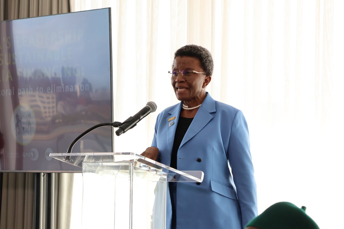UNICEFhealth's tweet photo. Of the 610,000 lives #malaria claimed in 2024, nearly three in four were children under five – and 95% of all malaria deaths were in Africa.
At #UNGA81, @UNICEF Director of Health @HFogstad joined the High-Level Side Event, “Africa’s Leadership for Sustainable Malaria Financing: A Multisectoral Path to Elimination,” hosted by President Advocate Duma Gideon Boko of the Republic of Botswana and Chair of @ALMA_2030, in partnership with the @_AfricanUnion and @endmalaria.