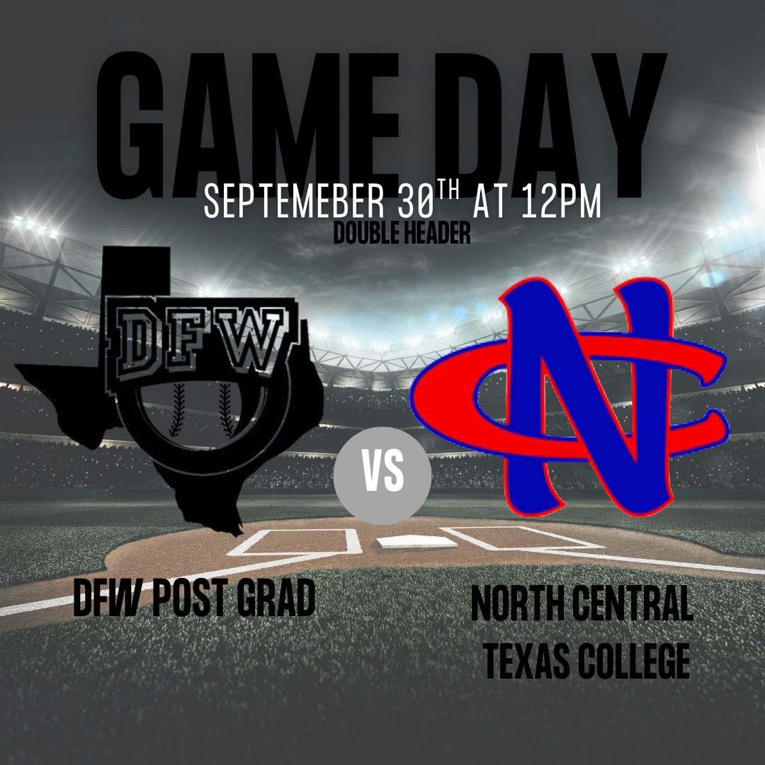 coachpage_'s tweet photo. GAMEDAY at @NJCAABaseball Division 1 @NCTCBaseball1 against our group at @DFWPostGrad!

#DubCity @PitchinwithDeck @ZarkoZach https://t.co/x59wbBoGDS