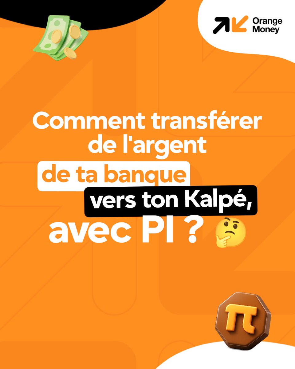 orangemoney_sn's tweet photo. 🔥 Viens jouer Champion du Kalpé !🧡

1. Mentionne Orange Money 

2. Donne en commentaire la réponse à la question !

💡 : Avec PI, tu peux transférer sans frais de l’argent de ton compte bancaire vers ton Kalpé vice versa.

🏦 Voici les Etablissements de monnaie électronique, banques et institutions de microfinances déjà dans Pi  :

AFRIKA BANQUE • BNDE • BOA • BRIDGE BANK • CBAO • CORIS BANK • CRÉDIT DU SÉNÉGAL • ECOBANK • FBNBANK • ORABANK • ORANGE BANK AFRICA • SOCIÉTÉ GÉNÉRALE SÉNÉGAL • UBA • MOBILE CASH SA (MIXX SÉNÉGAL) • ORANGE FINANCES MOBILES • TOUCHPOINT FINANCIAL SERVICES • BAOBAB • UM-ACEP • UM-PAMECAS

👀 Les 5 meilleurs  commentaires seront décernés Champions de la semaine ! 🔥

#Soda
#Kalpébiwóor
#OrangeMoney