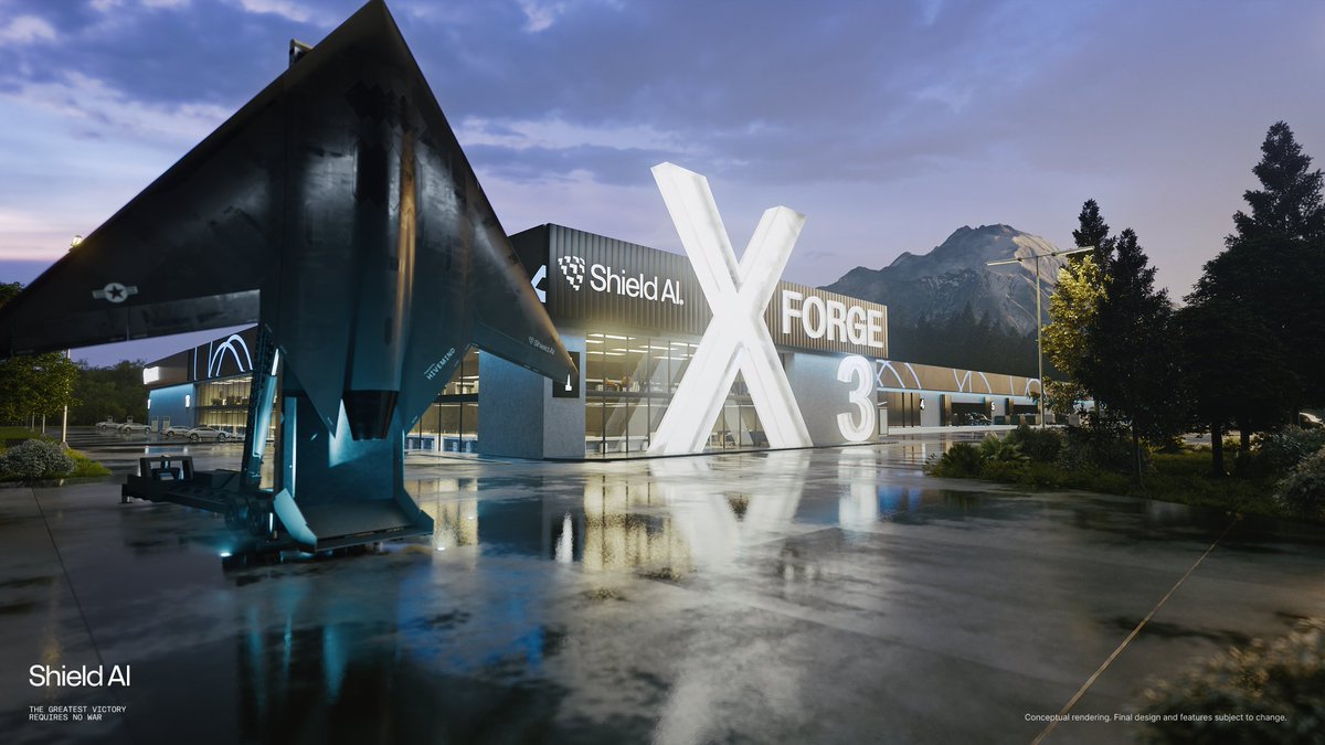 shieldaitech's tweet photo. X-BAT is putting down roots in two of America’s strongest aerospace regions.
 
X-Forge 2 in Newton, Kansas, will be X-BAT’s flight test and sustainment home. X-Forge 3 in Des Moines, WA will be our first production site in the Puget Sound region, with plans to expand our footprint there as X-BAT production grows.
 
Together, the Newton and Puget Sound regions are projected to support close to 10,000 jobs by the early 2030s and add nearly $80 billion to their economies through 2046.
 
Built in Washington. Flown and sustained in Kansas.
 
Autonomy for the world. The greatest victory requires no war.