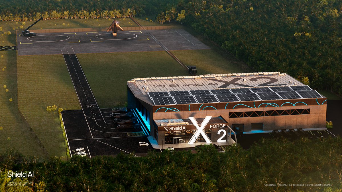 shieldaitech's tweet photo. X-BAT is putting down roots in two of America’s strongest aerospace regions.
 
X-Forge 2 in Newton, Kansas, will be X-BAT’s flight test and sustainment home. X-Forge 3 in Des Moines, WA will be our first production site in the Puget Sound region, with plans to expand our footprint there as X-BAT production grows.
 
Together, the Newton and Puget Sound regions are projected to support close to 10,000 jobs by the early 2030s and add nearly $80 billion to their economies through 2046.
 
Built in Washington. Flown and sustained in Kansas.
 
Autonomy for the world. The greatest victory requires no war.