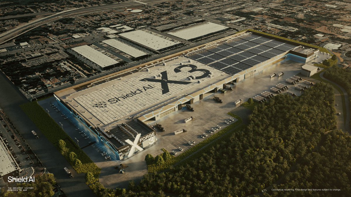 shieldaitech's tweet photo. X-BAT is putting down roots in two of America’s strongest aerospace regions.
 
X-Forge 2 in Newton, Kansas, will be X-BAT’s flight test and sustainment home. X-Forge 3 in Des Moines, WA will be our first production site in the Puget Sound region, with plans to expand our footprint there as X-BAT production grows.
 
Together, the Newton and Puget Sound regions are projected to support close to 10,000 jobs by the early 2030s and add nearly $80 billion to their economies through 2046.
 
Built in Washington. Flown and sustained in Kansas.
 
Autonomy for the world. The greatest victory requires no war.