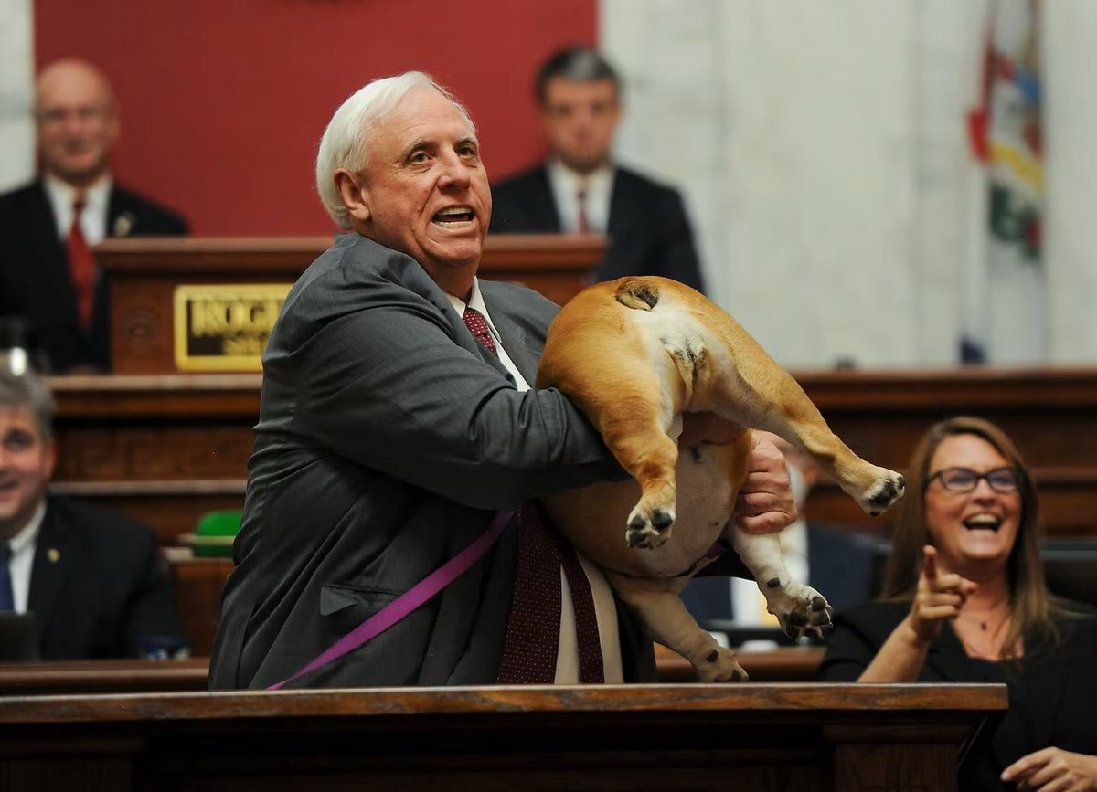 TheCalvinCooli1's tweet photo. 🚨Just in: West Virginia Senator Jim Justice breaks with President Trump by slamming ICE

“You're dragging people away that have lived on your street corner for 15 years, and I don't know that we need to be doing that.”

He wants to run against Patrick Morrisey in 2028 https://t.co/CRGpR12t3V