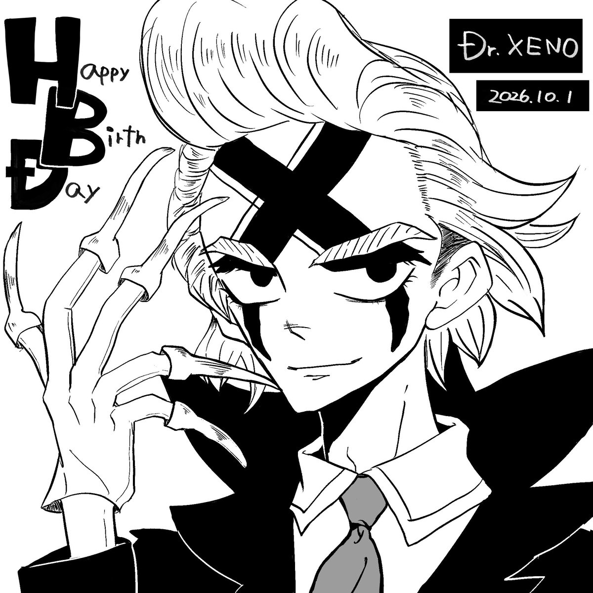 sanzinari's tweet photo. ぜのせんせおめでと〜アニメ絵見ながら描いた https://t.co/zGc8nqAEKq