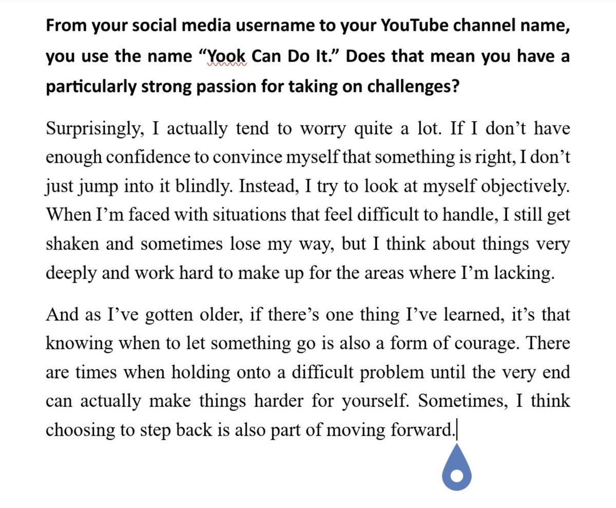 fleurislove_'s tweet photo. I honestly love and agree with what Sungjae is saying here. He put into words something I think some of us need to hear sometimes:

“And as I've gotten older, if there's one thing I've learned, it's that knowing when to let something go is also a form of courage. https://t.co/kzTbiV3uhz