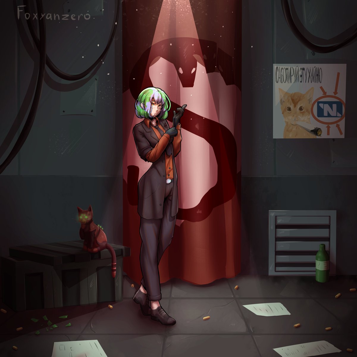 FoxyanZero's tweet photo. #art #commission #spacestation14 https://t.co/dxW97AfPiO