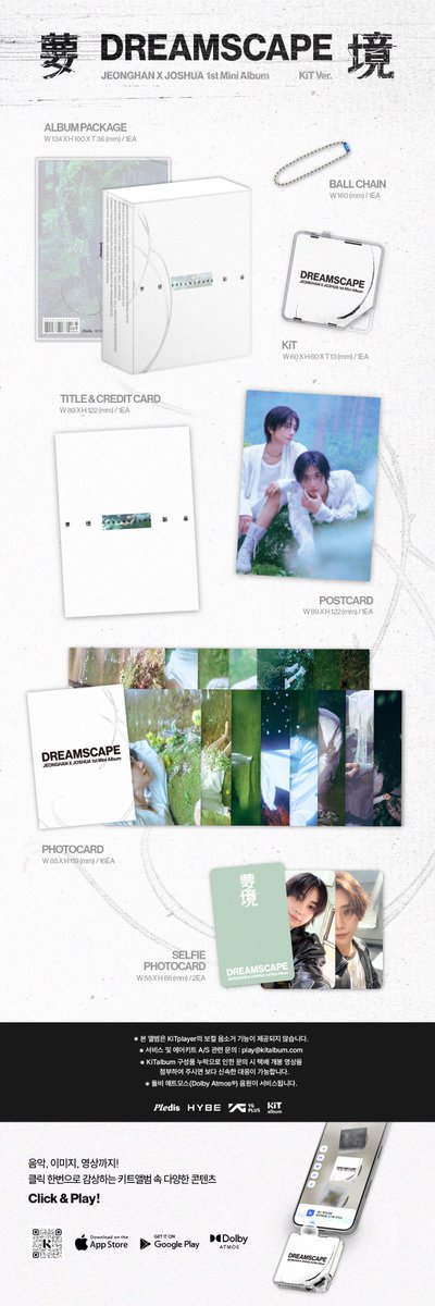 jihanhour's tweet photo. Jeonghan X Joshua 1st Mini Album ‘DREAMSCAPE' inclusions
#JxJ #정한x조슈아
#JEONGHAN #정한 #JOSHUA #조슈아 https://t.co/8Ka3nd9T6U