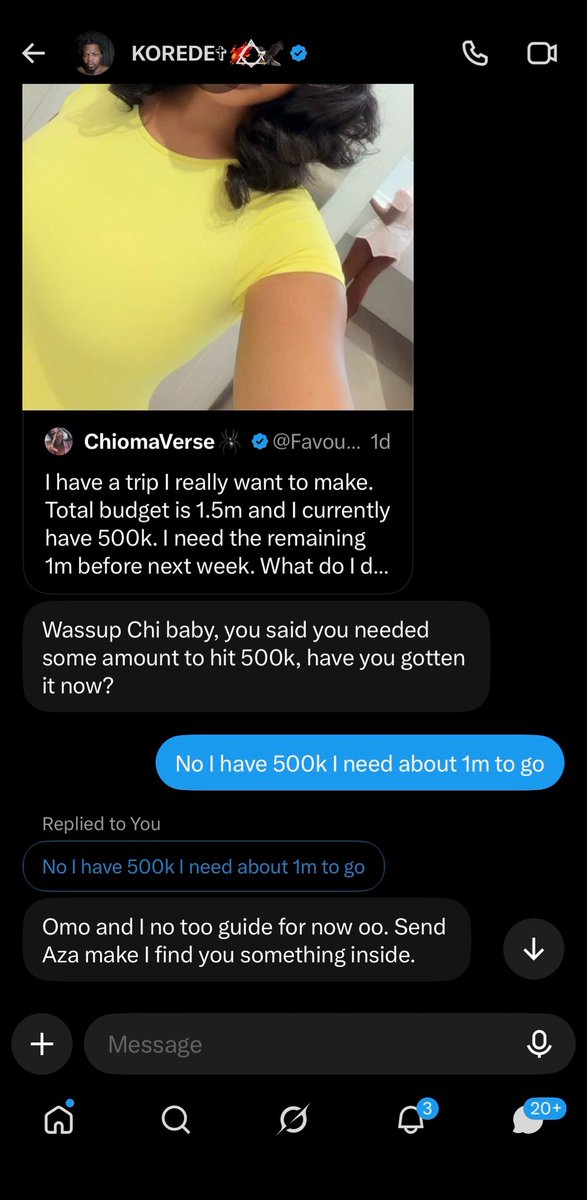Favourite_Gab's tweet photo. See this son of a dry toto, wasn’t it 10k you sent to me yesterday? Out of 1m and you have the audacity to say nonsense about me. Don’t ragebait me this afternoon. https://t.co/19KTYx83Vg