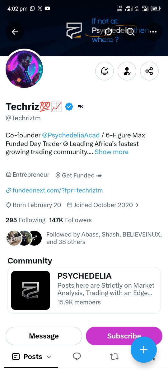 i_fmajor's tweet photo. @Kelvintalent_ @GoatFunded @EdwardXLreal @Techriztm Done ✅ https://t.co/OYYWNcikqU