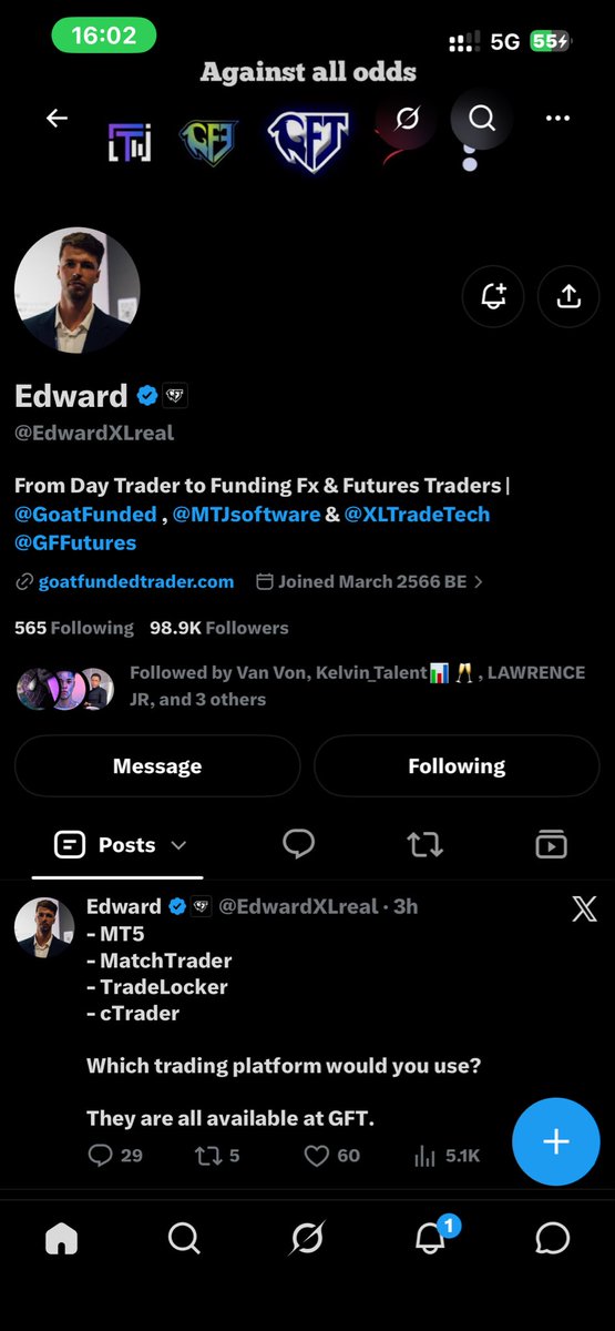 Ralph_XAU's tweet photo. @Kelvintalent_ @GoatFunded @EdwardXLreal @Techriztm #foreverinprofit https://t.co/8Bcw1KgN18