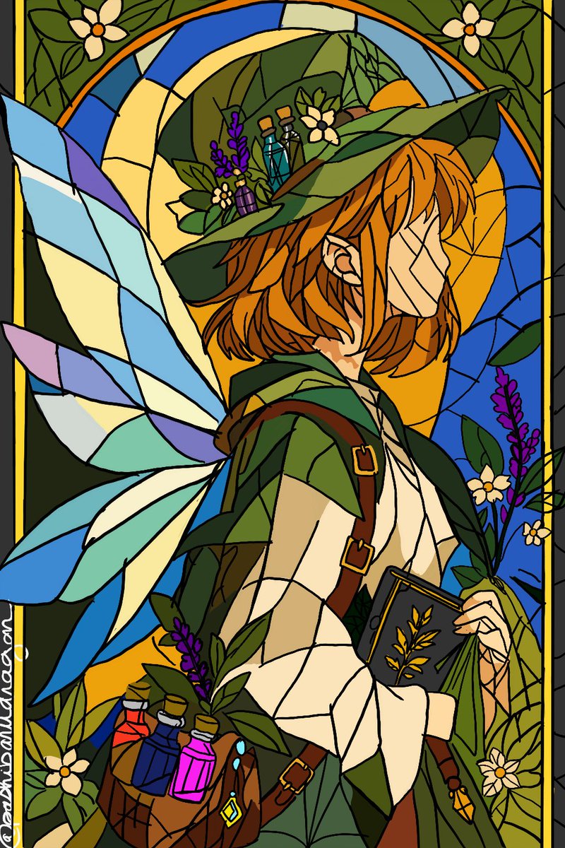 pashibarudragon's tweet photo. Stained glass Nasiens https://t.co/TKRy9MZ96S
