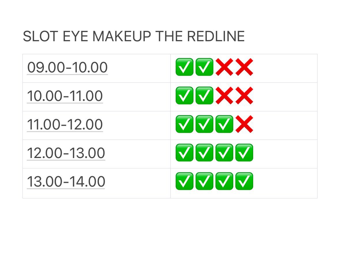 kugybears's tweet photo. ‼️LAST CALL‼️
Aku masih open untuk EYE MAKEUP CONCERT Red Line NCT 127
Berikut update slotnya
For more info or portofolio bisa dm akuu🤗
#eyemakeup #NCT #NCT127 #wts #wtb #wtt #zonauang #NCT127inJakarta #NCT127정규7집 #RedLineConcert https://t.co/trKwCKMR1S
