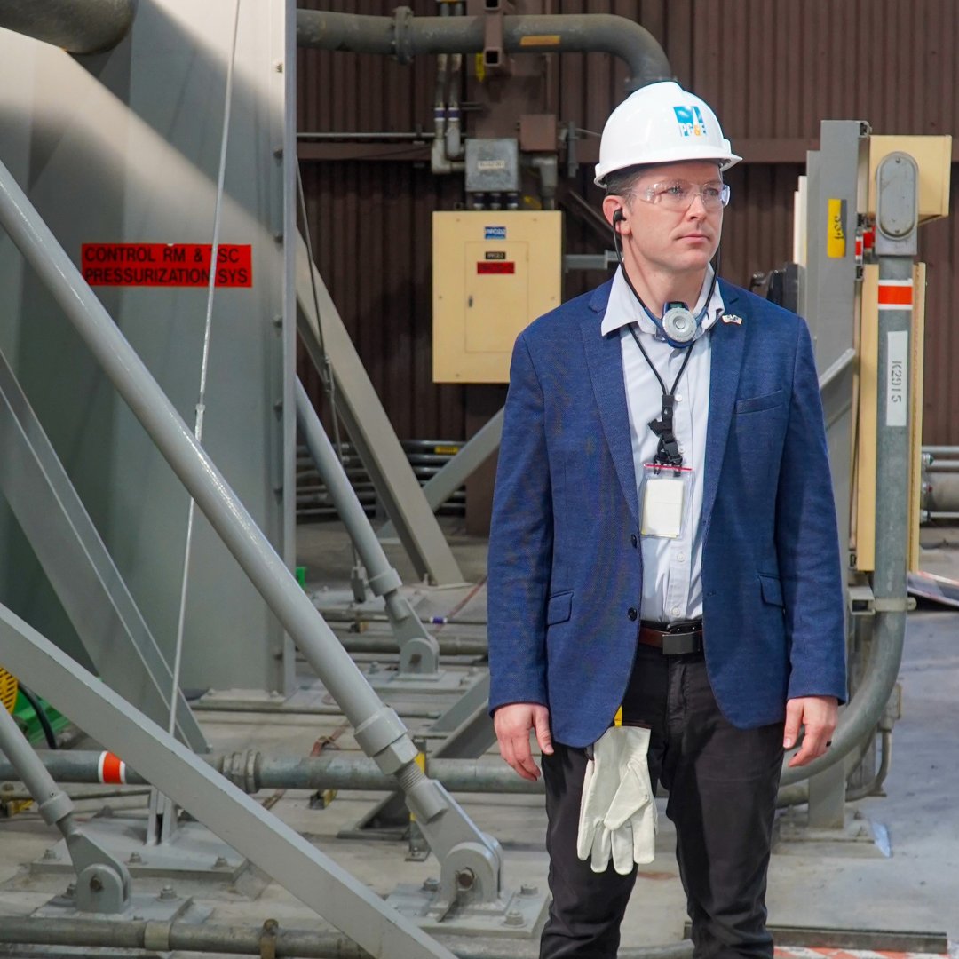 GovNuclear's tweet photo. .@EnergyUnderSec visited Diablo Canyon Power Plant in California to highlight @ENERGY’s recent credit payment to PG&amp;E — supporting the nuclear power plant's extended operations to help meet California's growing demand for affordable, reliable, and secure electricity. https://t.co/DThQFSQmc3