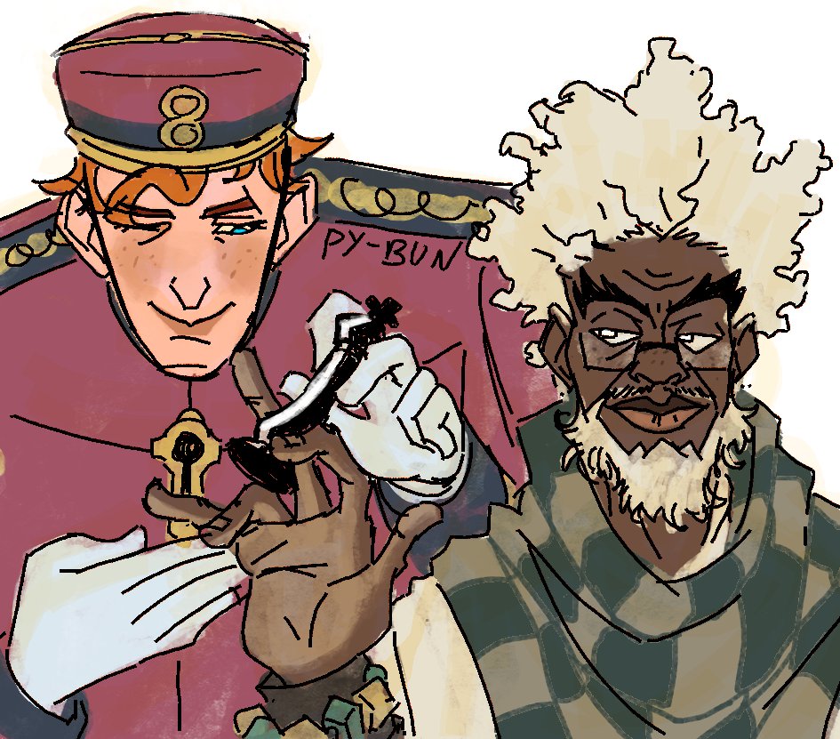 py_bun's tweet photo. a king and his bishop https://t.co/M1RbFCVGqI