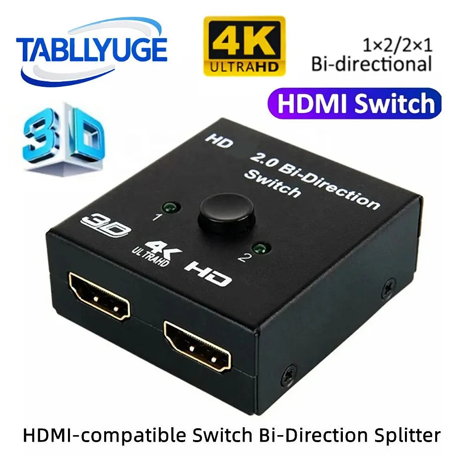 mr4cyn's tweet photo. 🎯 Everyone’s favorite! Bidirectional HDMI Switch and Splitter, 4K at 30 Hz is our top-selling product at Peddlers Market. Shop now: https://t.co/RihLdgD7IF

#bestseller #customerfavorite #shopnow https://t.co/J4KZIuU6Um