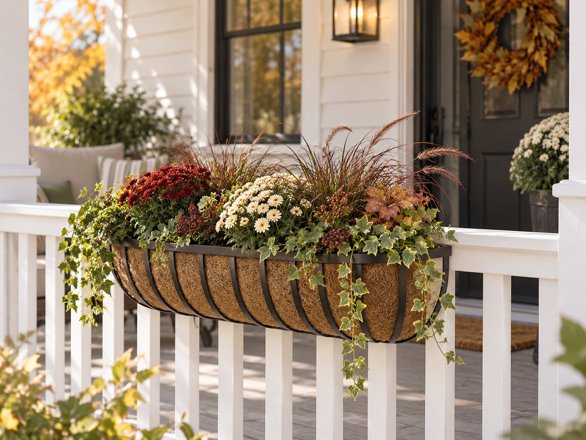 WindowBoxCo's tweet photo. Fall feeding can give your containers the boost they need. A fertilizer higher in phosphorus and potassium helps encourage fresh blooms, bringing new life to displays that may be starting to fade. https://t.co/P9U55hRWiD
