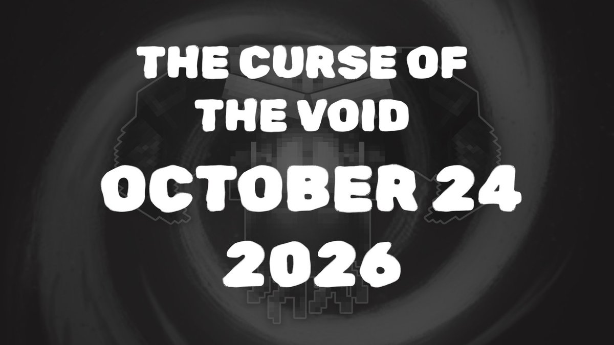 cursedvoidhytl's tweet photo. THE CURSE OF THE VOID
24 October 2026

Are you ready??
#Hytale #TheCurseOfTheVoid https://t.co/2bSchj4QKb