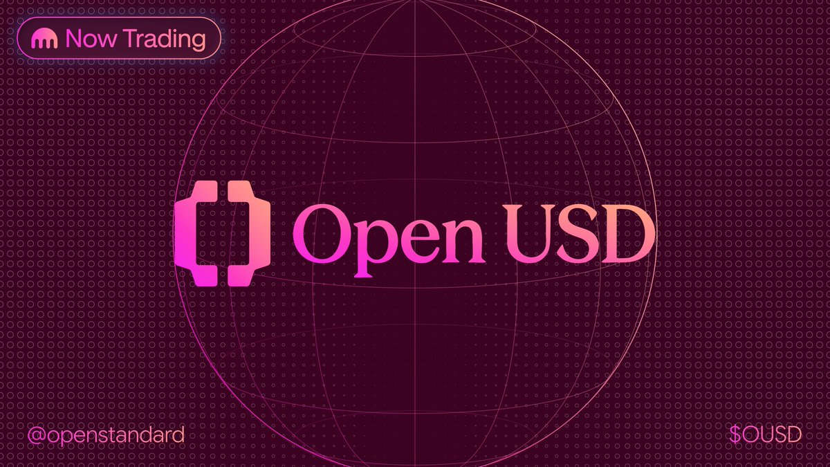 krakenlistings's tweet photo. Now live: $OUSD

$OUSD (@openstandard) is Open USD, a US dollar stablecoin designed for global money movement.

Start trading today → https://t.co/WXlFkN5lZh https://t.co/SDknLHA2GI