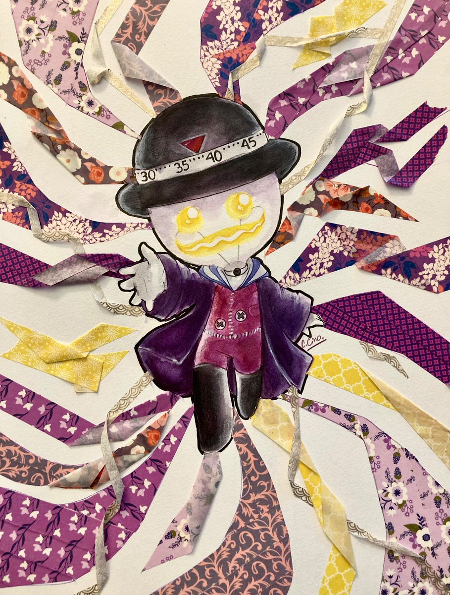 capo_cino351's tweet photo. mixed media pieces from however much time ago idk. fourth piece is a recent one that i never posted to twitter though

#lbp #littlebigplanet https://t.co/TUhTecrY1j