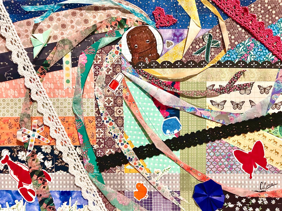 capo_cino351's tweet photo. mixed media pieces from however much time ago idk. fourth piece is a recent one that i never posted to twitter though

#lbp #littlebigplanet https://t.co/TUhTecrY1j