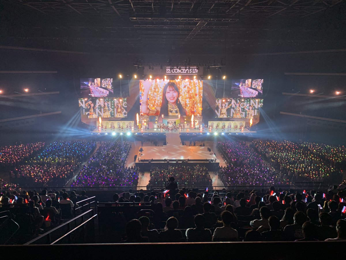 eikitakahashi's tweet photo. AKB48 「推しが『好きish』コンサート」9/27@Kアリーナ横浜
overture（映像最高）からの『好きish』の盛り上がりが、どっかで記憶あるな、と思ったんだけど、2008年の『大声ダイヤモンド』の時みたいな感じ？　これから大きなウェーヴが来そうな多幸感が、とても似た状況だと思った。このままこの感じを大事にして進んでほしい。
#AKB48
#好きish