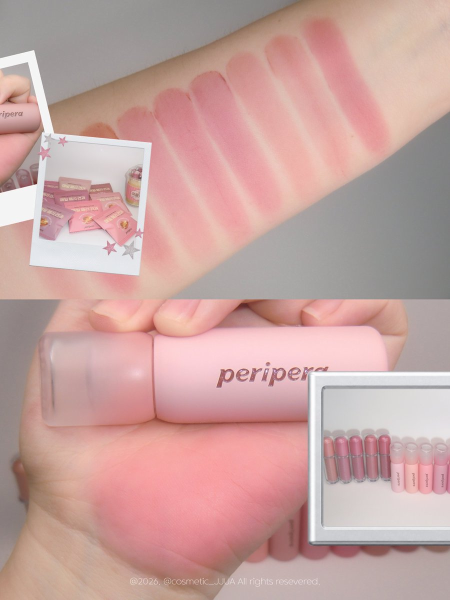 cosmetic_JJUA's tweet photo. #제품제공(이벤트당첨) @periperakr 
#RT + #Follow 추첨 2분 ✨️페리페라 무드 블러틴트 4호 or 5호✨️ 랜덤 발송 드립니다💖

올리브영에서 리뷰 이벤트 당첨되어 페리페라 가을 립 14 컬러를 받아보게 되었어요🤎🍂

📂페리페라 무드 블러 틴트 9 colors
📂페리페라 무드 글로이 틴트 5 colors

⬇️자세한 리뷰 및 발색은 타래로✨️⬇️