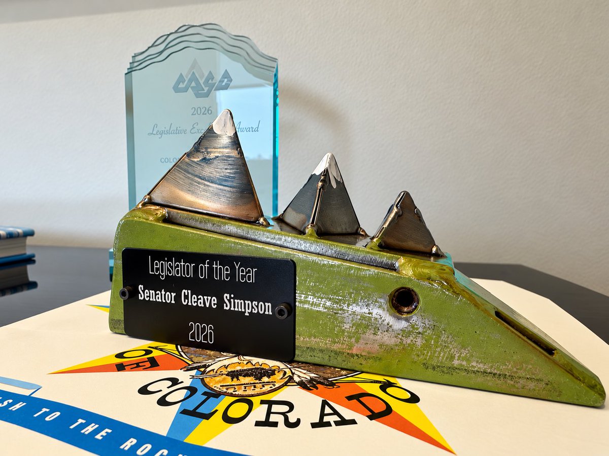 SenSimpsonCO's tweet photo. Honored to be named a 2026 Legislator of the Year by the @EDCofCO. I’m especially grateful that my work on two bills—expanding affordable homeownership opportunities and reducing unnecessary red tape—was highlighted for helping #Colorado families and communities thrive. Thank you https://t.co/RScVIPEZl2