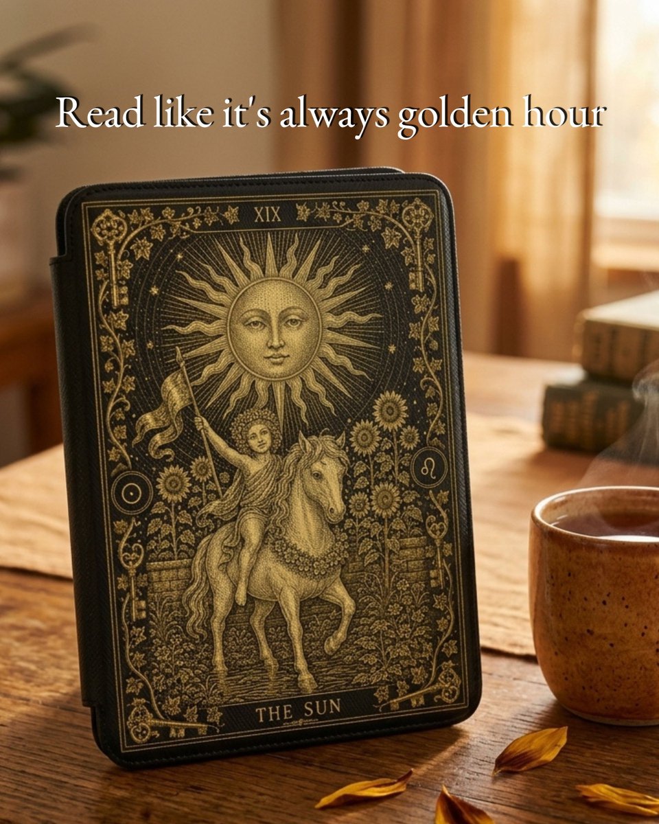 TheCaseDesignCo's tweet photo. Golden hour, a warm drink, and a book you can't put down. βοΈ The Sun case β because your reading time deserves this much joy. Tag someone who needs more sunshine in their life.
β‘οΈhttps://t.co/XvB8NltUtX
#kindle #tarotcards #darkacademia #kindlecase #booklover https://t.co/WGpwVTfMXy