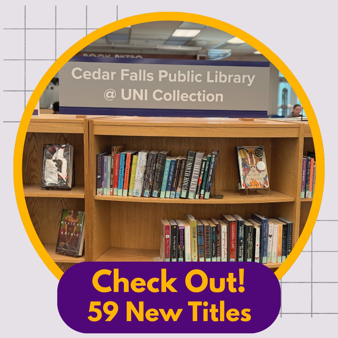 RodLibrary's tweet photo. Looking for your next great read? 📚✨

We've added 59 new titles to the CFPL UNI Collection. Stop by and see what's new! https://t.co/gp1DDKTs58