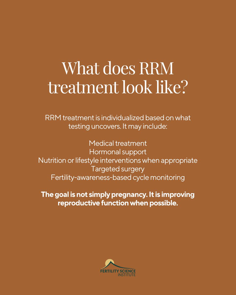 Fertility_Sci's tweet photo. Restorative Reproductive Medicine (RRM) takes a different approach to fertility care. For couples seeking fertility care that respects life, learning about RRM can open the door to options they may not have known existed. #FertilityCare #Infertility #FertilityAwareness https://t.co/Z7K6YtY8g9