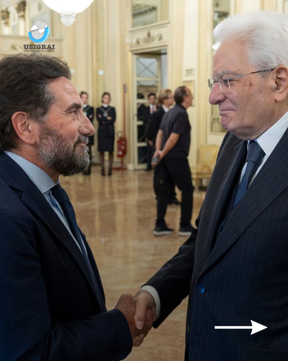 USIGRai's tweet photo. Le celebrazioni per i 120 anni della CGIL occasione per ribadire l'importanza dell'unità sindacale. A margine anche un breve saluto al Presidente della Repubblica Sergio Mattarella https://t.co/g6PxwPO5nS