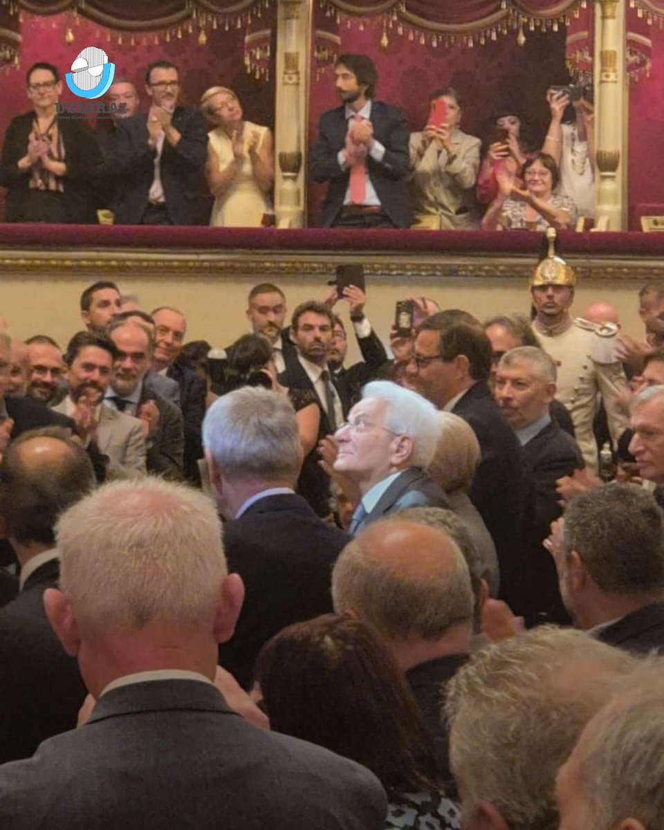 USIGRai's tweet photo. Le celebrazioni per i 120 anni della CGIL occasione per ribadire l'importanza dell'unità sindacale. A margine anche un breve saluto al Presidente della Repubblica Sergio Mattarella https://t.co/g6PxwPO5nS