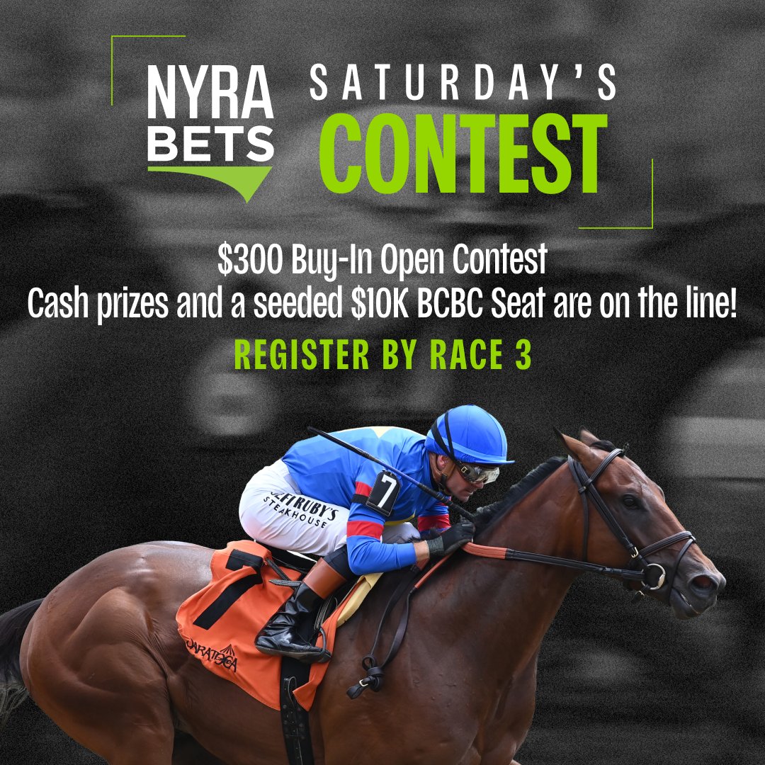 NYRABets's tweet photo. 🚀 Register now for Saturday's $300 Buy-In Open Contest! 

Cash prizes and a SEEDED $10K BCBC SEAT are on the line ➡️ https://t.co/zWACiG8Pey https://t.co/kSh00kA3x7