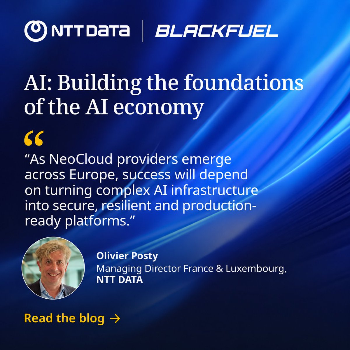 nttdata_inc's tweet photo. We're proud to be working alongside Blackfuel, bringing together our expertise in digital infrastructure, cloud, #Cybersecurity and #AI enablement to support tomorrow's AI workloads.

Learn the role #Infrastructure will play in scaling AI in this blog. 🔗 https://t.co/klZ1TEOelb https://t.co/SvSyDFu3cT