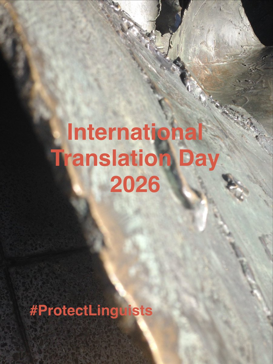 TheRedT's tweet photo. On this International Translation Day, we recognize the courage of #translators and #interpreters facilitating  communication in high-risk settings. #ITD2026 #ProtectLinguists https://t.co/FwQP0SExGp