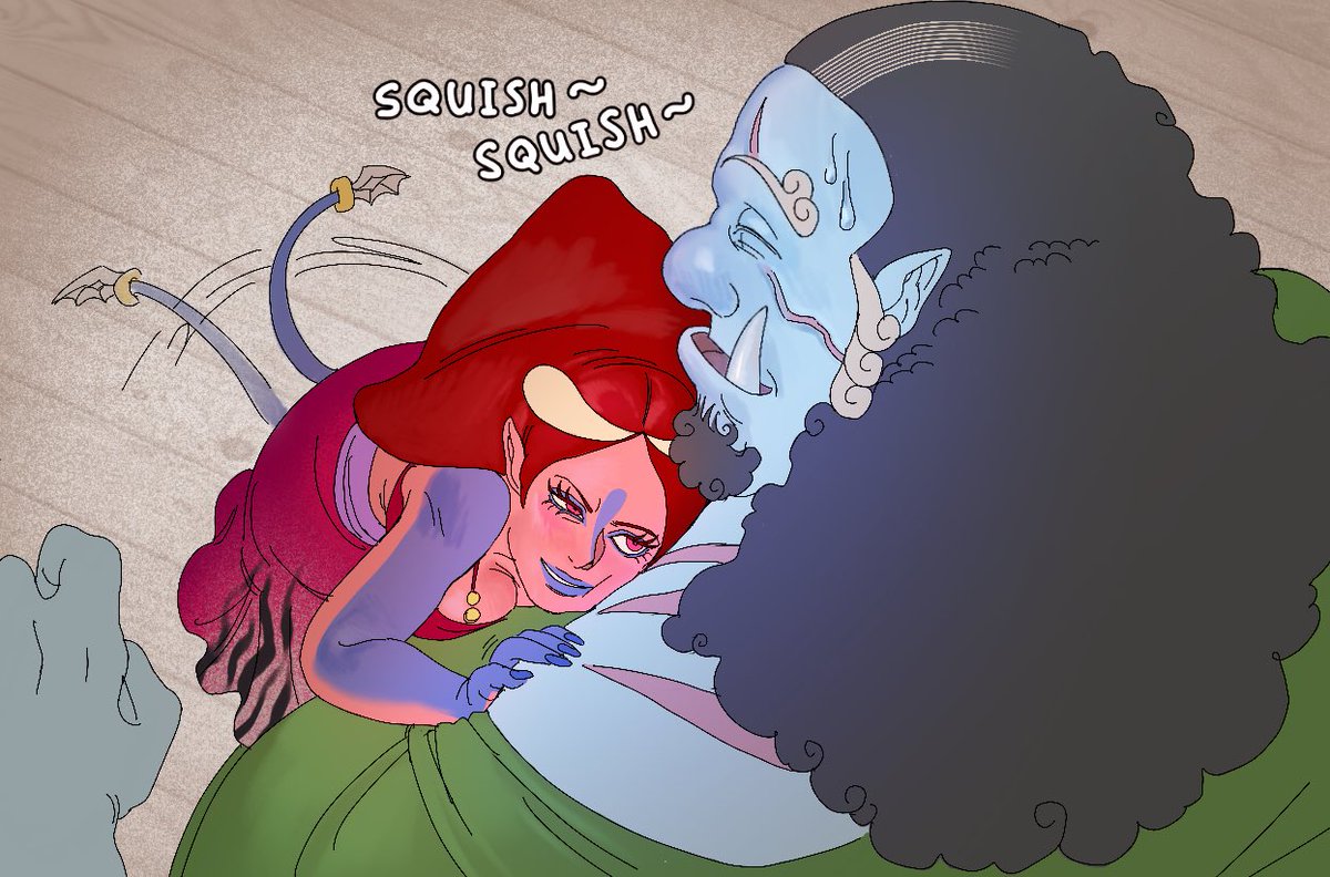 Ploovster's tweet photo. My Yumeship art dump of my OC Asherrah x Jinbe 🩵🩵🩵 (1/3) https://t.co/8YlqQ6z6sv