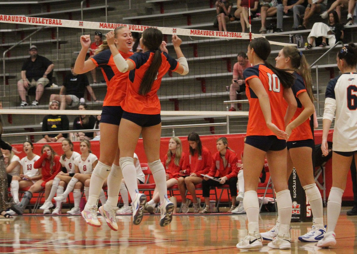MWelchSLM's tweet photo. STORY: @WakelandVB sophomore Skye Lincoln racked up 28 kills in just four sets on Tuesday to help Frisco Wakeland take sole possession of 3rd place in 5-6A following a road win at Marcus: https://t.co/naDenW3wg9 https://t.co/Wra4DHQwql