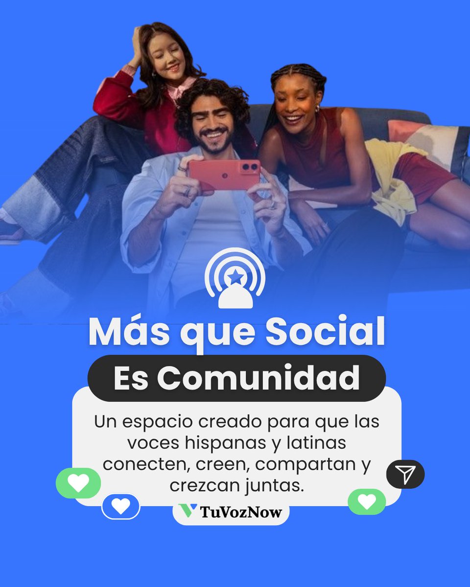 TuVozNow's tweet photo. Somos más que una red social.
Haz clic en el enlace de la biografía para unirte a nuestra comunidad. 🌟🚀

#tuvoznow #plataformacomunitaria https://t.co/XI9JhjPtjb