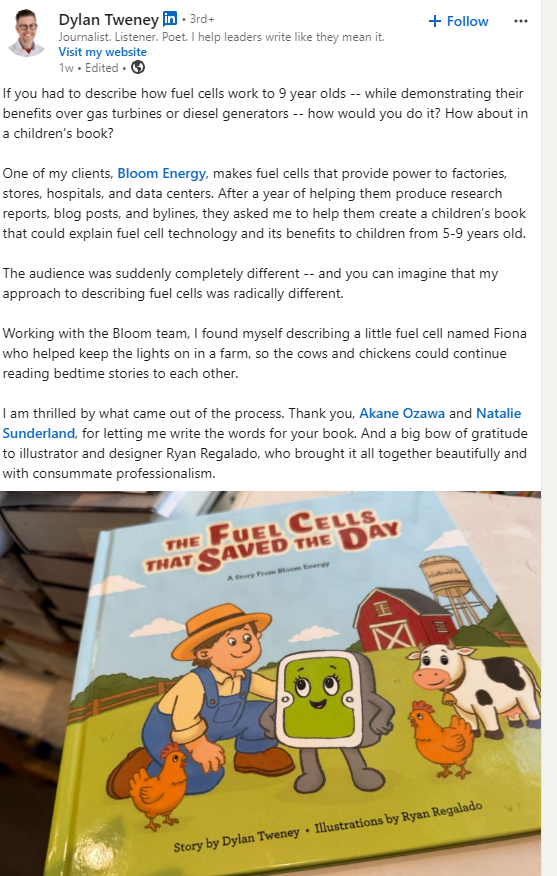 czs_fortune's tweet photo. Bloom Energy have a mascot called "Fiona the Fuel Cell"

https://t.co/wbOy4uT2lb https://t.co/EPSVUXAB1n
