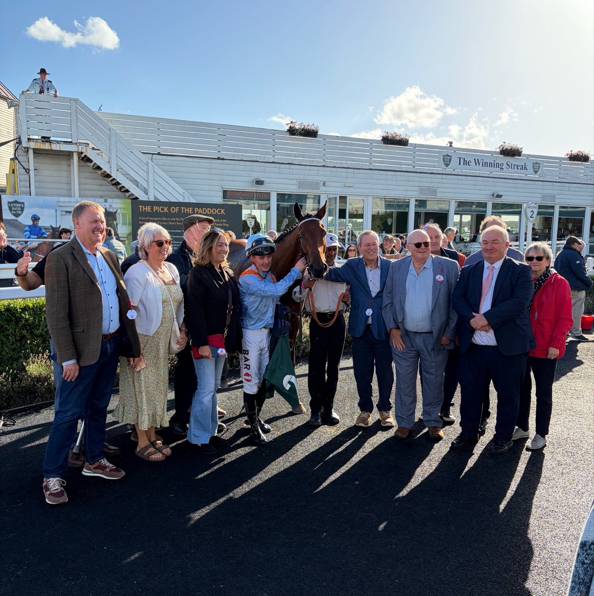 CatterickRaces's tweet photo. DIAMONT KATIE and Shane Gray win the first division of the Bet at https://t.co/zOTV62jjrI Handicap Stakes for @karl_burke and @MprUpdates - congratulations to all connections! https://t.co/AQjxY2kszl
