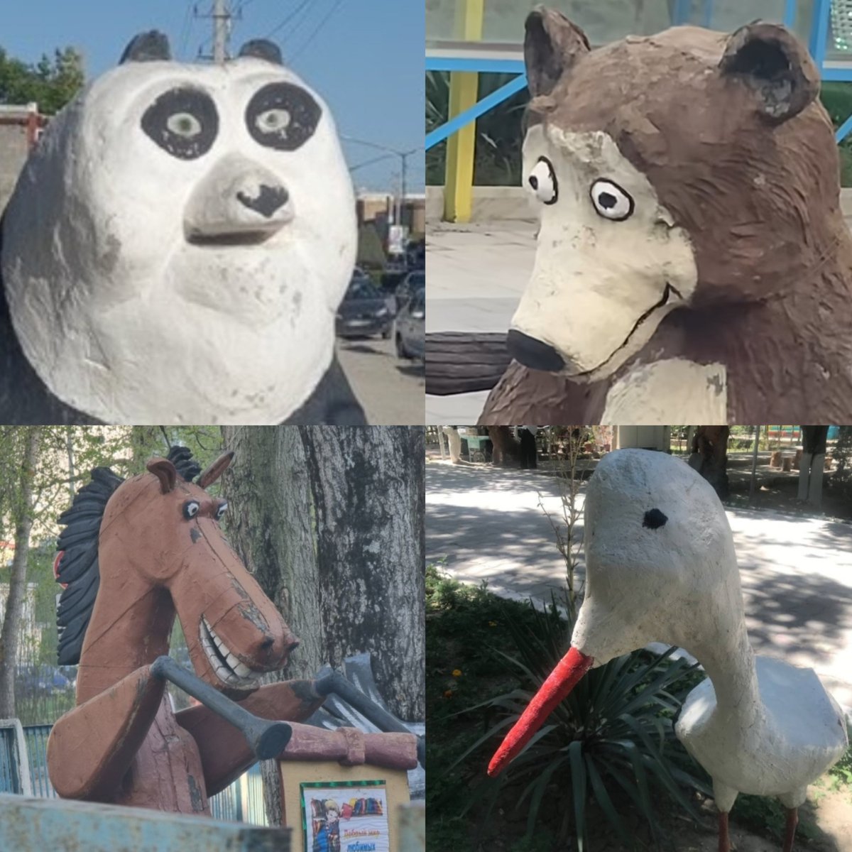 Holivi_2's tweet photo. some shitty animal statues for you https://t.co/5uCAy6CvNt