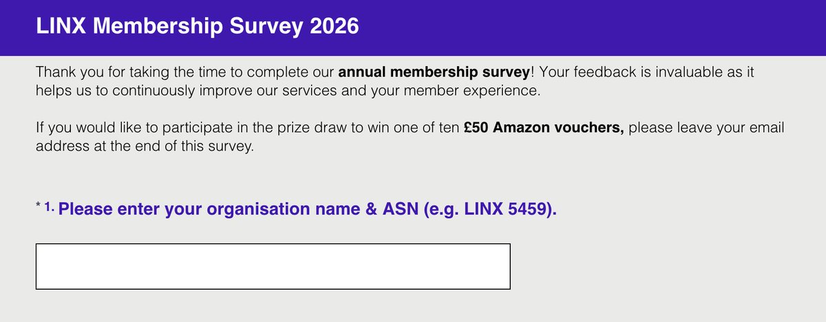 LINX_Network's tweet photo. It's the final few hours of the LINX Member Survey 2026. Thank you to everyone who has submitted their feedback so far, we appreciate your feedback! ➡️ https://t.co/9eOHJR7rQi https://t.co/YXRV1sHSnW