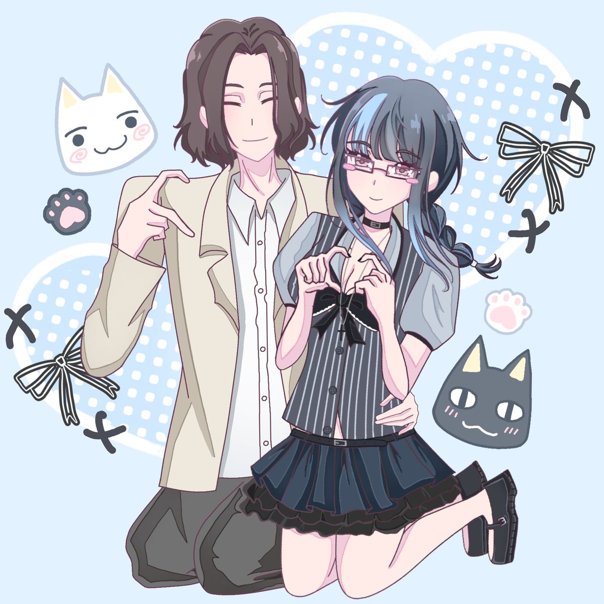 shimaloveskuon's tweet photo. Complete the heart with him dummy 

#watashima https://t.co/4svbPZq2aE