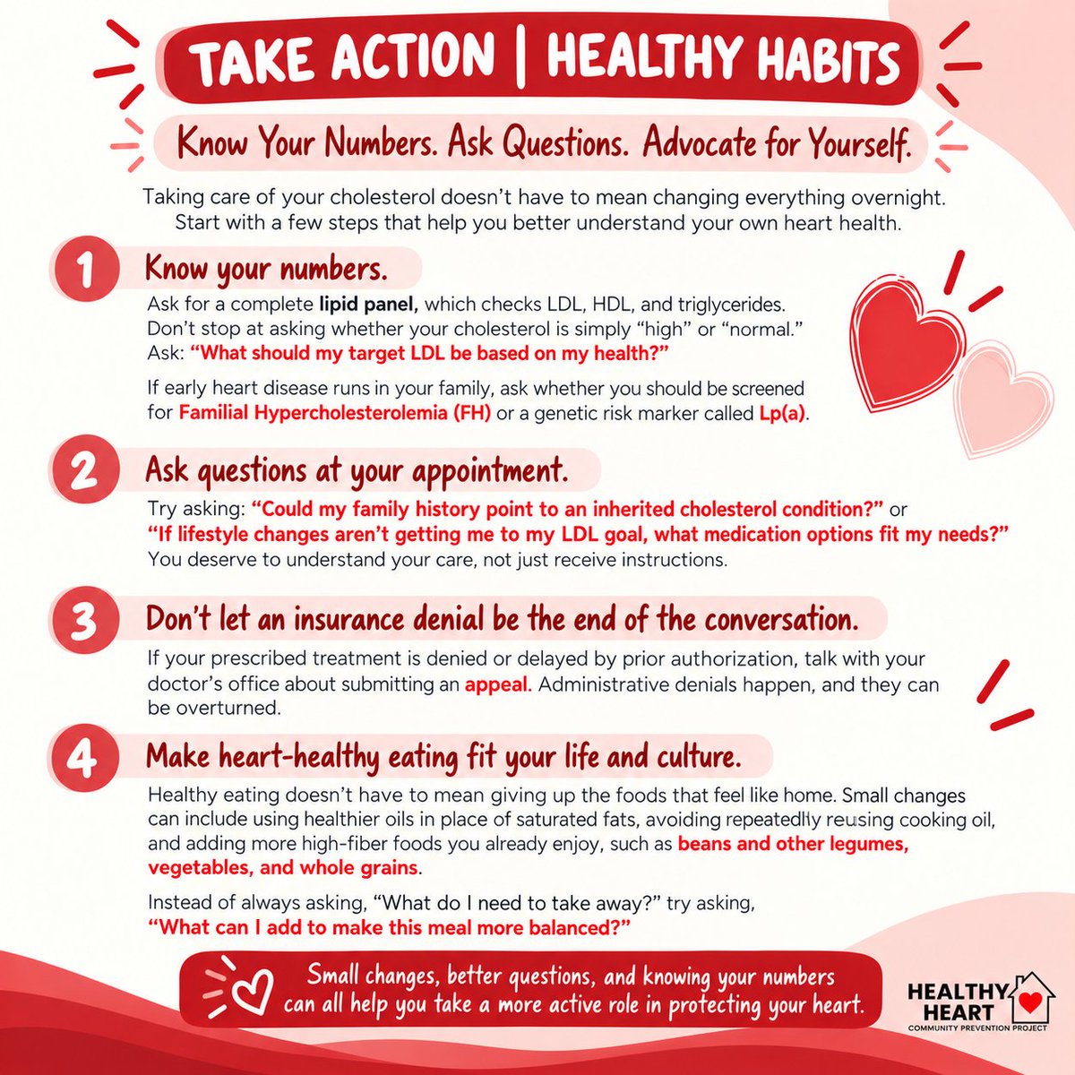 healthyheartcpp's tweet photo. "I feel fine, so I'm fine." Plot twist: high cholesterol usually has no symptoms. Swipe through to Understand It, Clear It Up, and Take Action, and learn why knowing your LDL goal matters just as much as knowing your number. #HealthyHeart #HighCholesterol #MythBusting https://t.co/9oVGwXApjl