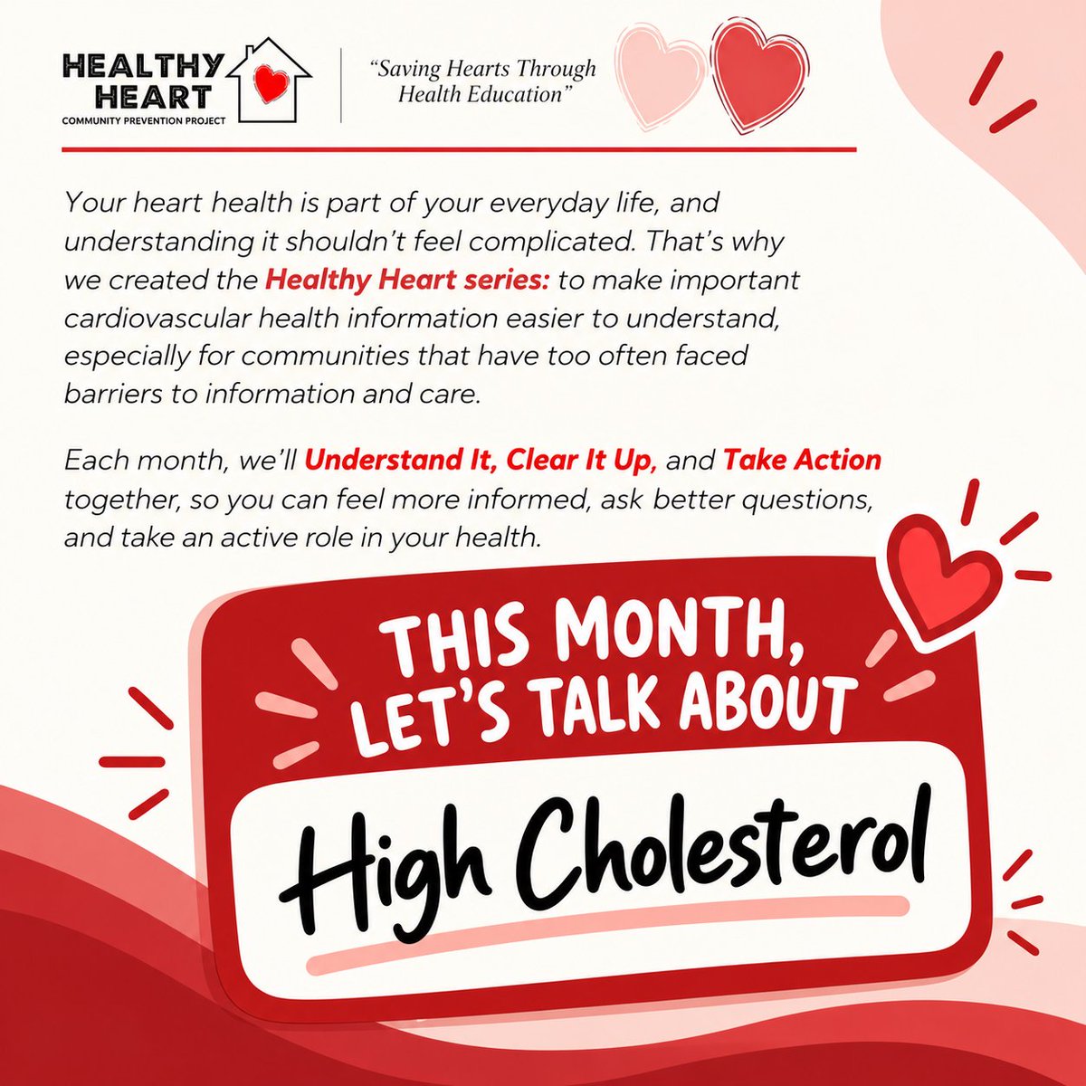 healthyheartcpp's tweet photo. "I feel fine, so I'm fine." Plot twist: high cholesterol usually has no symptoms. Swipe through to Understand It, Clear It Up, and Take Action, and learn why knowing your LDL goal matters just as much as knowing your number. #HealthyHeart #HighCholesterol #MythBusting https://t.co/9oVGwXApjl
