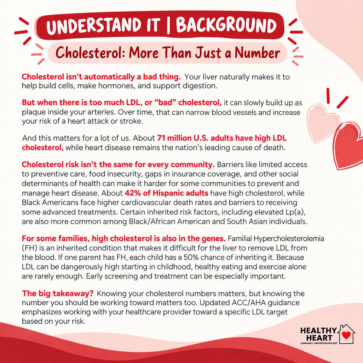 healthyheartcpp's tweet photo. "I feel fine, so I'm fine." Plot twist: high cholesterol usually has no symptoms. Swipe through to Understand It, Clear It Up, and Take Action, and learn why knowing your LDL goal matters just as much as knowing your number. #HealthyHeart #HighCholesterol #MythBusting https://t.co/9oVGwXApjl