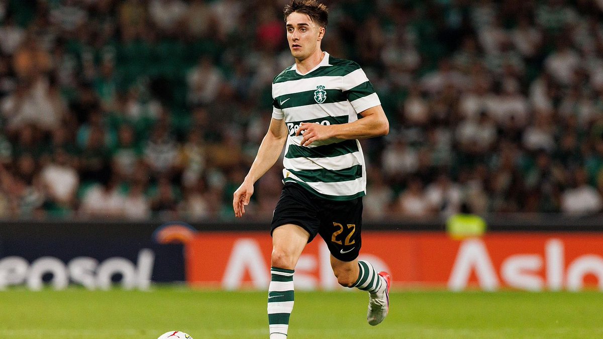 BarcaUniversal's tweet photo. 🚨 Iván Fresneda is once again being linked with Barcelona.

The Sporting CP right-back, currently with Spain, is reportedly on Barça’s list of potential future targets.

Barça already considered signing Fresneda in 2023 before he moved from Valladolid to Sporting.

— @sport https://t.co/G1cELDBS1h