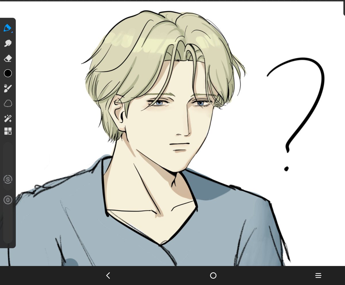 Zzzzz_Ol's tweet photo. 这个约翰懵懵的，我再也不想尝试上色了 https://t.co/oI1Khw94Ae