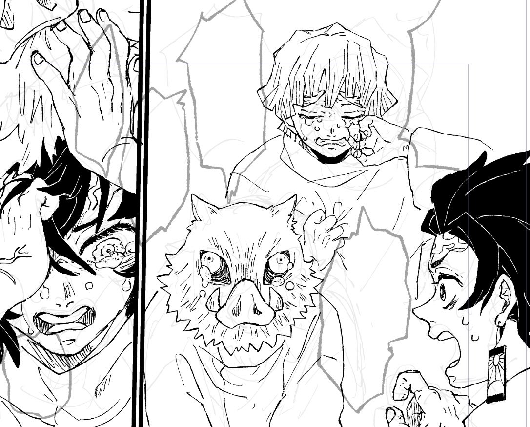 teakindaisuki's tweet photo. wip ちゃんと描き進めてます https://t.co/r6HhLZ3CtH